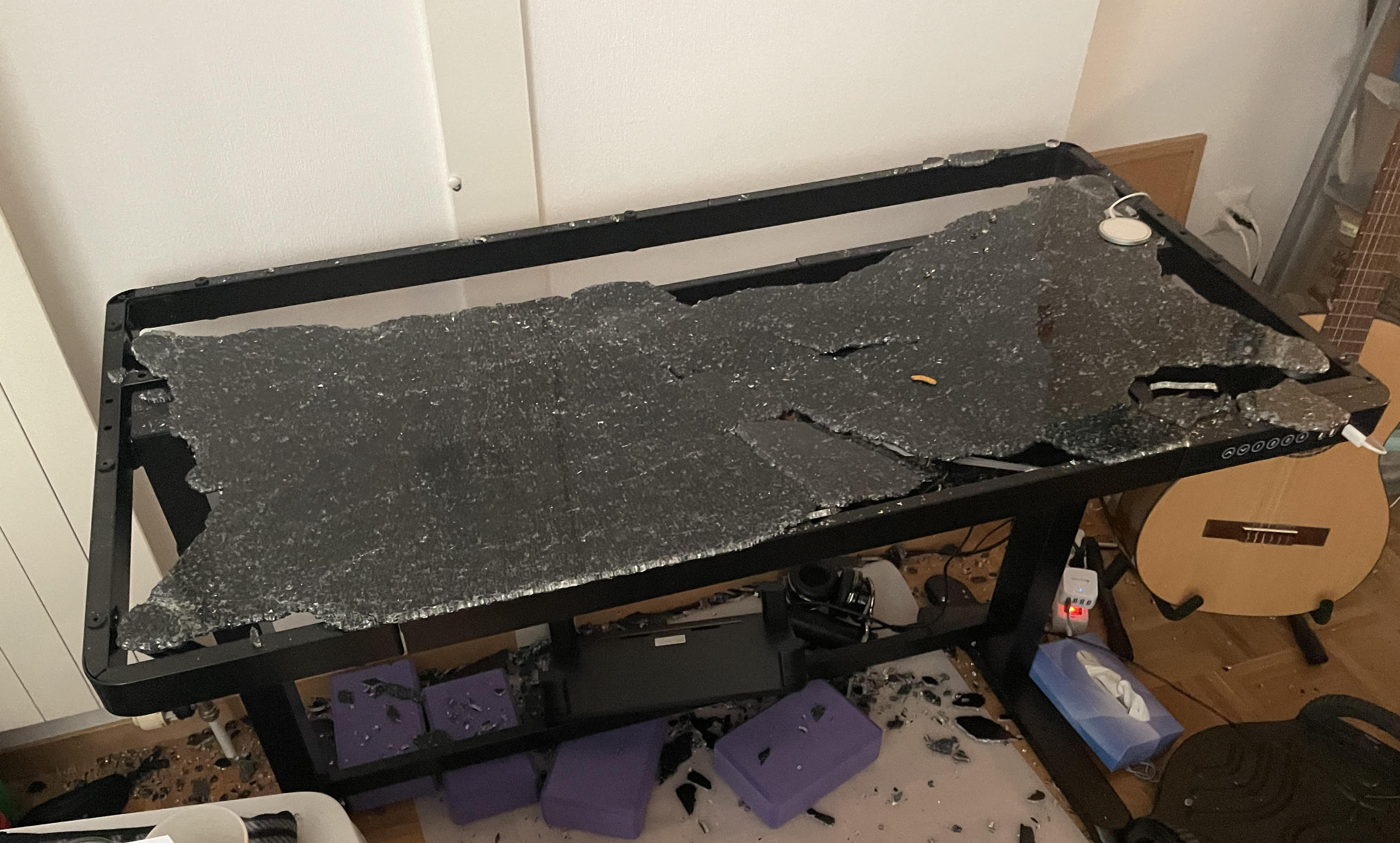 broken desk